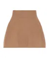 Max Mara Giulio Wool And Cashmere Ribbed Cape In Brown