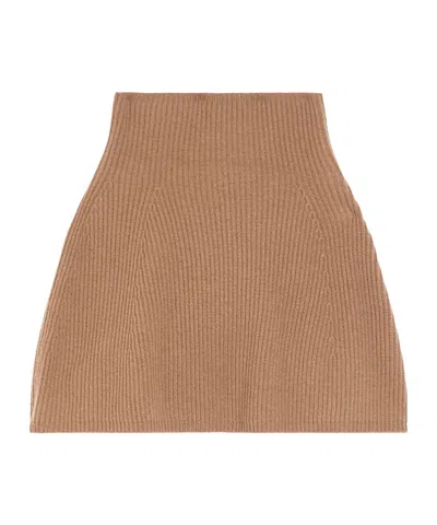 MAX MARA RIB WOOL CASHMERE CLOAK