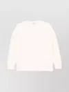 Max Mara Ribbed Crewneck Sweater In Wool-cashmere Blend