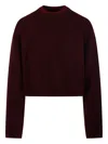 Max Mara Long-sleeved Sweater In Red