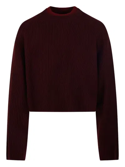 MAX MARA RIBBED CROPPED JUMPER