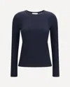 Max Mara Stretch Viscose Jersey T-shirt In Blue