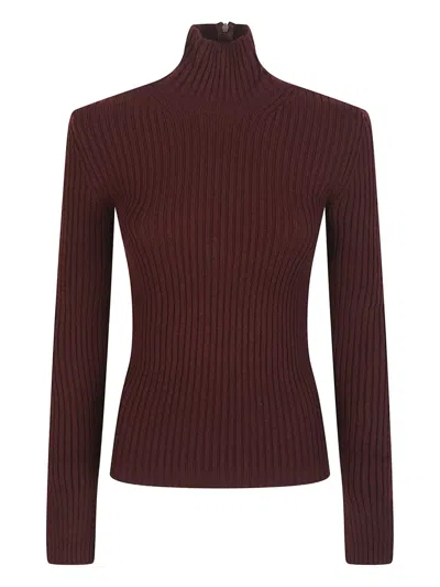 MAX MARA RIBBED ROLL-NECK SWEATER