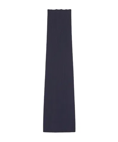 Max Mara Ribbed Skirt In Black