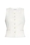 Max Mara Haway Shorts In Bianco