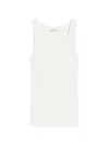 Max Mara Geripptes Tanktop In Gray