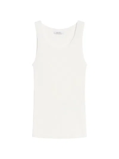 Max Mara Geripptes Tanktop In Gray