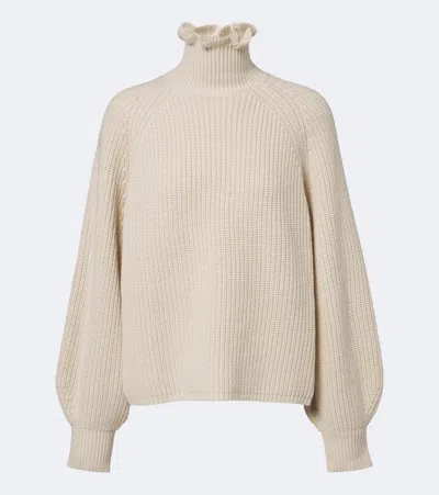 Max Mara Relaxed-cut Wool And Cashmere Sweater In Neutral