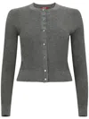 Max Mara 'ribera' Cardigan In Gray