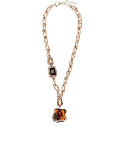 Max Mara Ricetta Gold Necklace