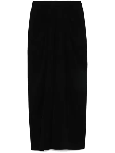 Max Mara Ridente Maxi Dress In Black