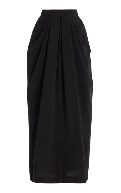 Max Mara Ridente Maxi Skirt In Black