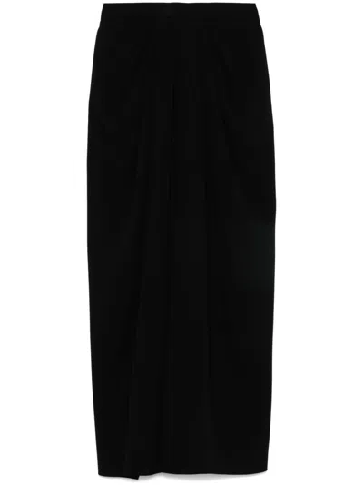 Max Mara Ridente Maxi Skirt Black