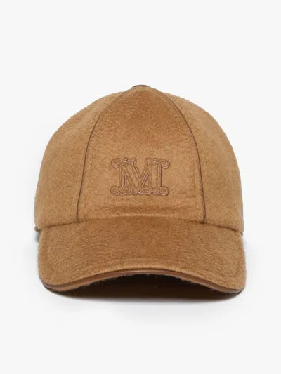 Max Mara Rienza Logo Baseball Cap In Brown