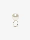 Max Mara Ring With Pearl In Silver