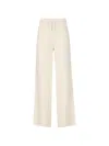 Max Mara Bridal Lampo Silk Chiffon Wide-leg Pants In White