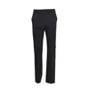 Max Mara Rino Pants In Black Virgin Wool And Mohair In Black