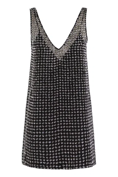 MAX MARA MAX MARA RITA - SHORT ORGANZA AND SEQUIN DRESS