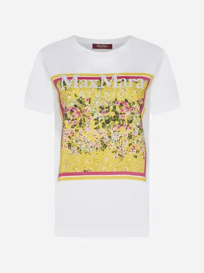 MAX MARA RITA PRINT COTTON T-SHIRT