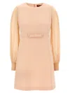 Max Mara Studio Ritmo Crewneck Long In Make Up Nude