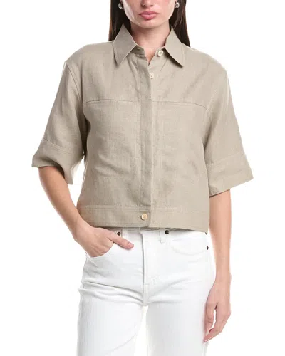 Max Mara Rito Linen Jacket In Beige