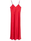 Max Mara Rive Maxi Dress In Red