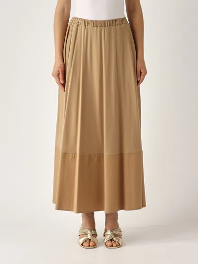 Max Mara Roal Skirt In Cammello