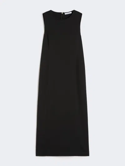 Max Mara Robe En Jersey De Viscose In Black