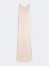Max Mara Robe En Satin De Soie In Multi