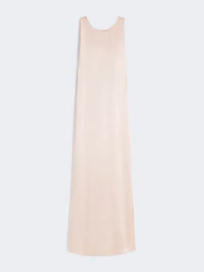 Max Mara Robe En Satin De Soie In Multi