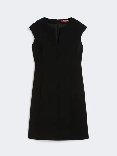 Max Mara Robe Princesse En Cady In Black