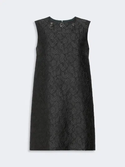 Max Mara Robe Princesse En Jacquard De Coton Mélangé In Multi