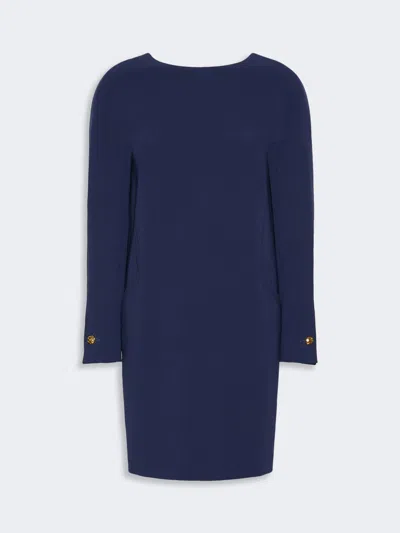 Max Mara Robe Tunique En Cady In Blue