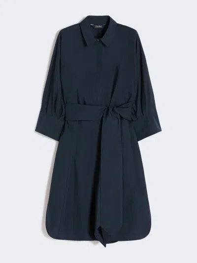 Max Mara Robe-chemise En Coton In Blue