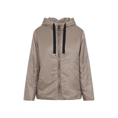 Max Mara Roccia Greenh Jacket With Adjustable Hood