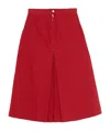 Max Mara Rock Midi Skirt In Red