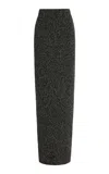 Max Mara Rodano Wool-blend Skirt In Black