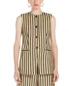 Max Mara Women's Rodeo Sleeveless Blazer Arena | Size 46 | 2511281012600004 In Sand