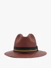 Max Mara Rodesia Straw Panama Hat In Brown
