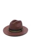 Max Mara Rodesia Straw Panama Hat In Brown