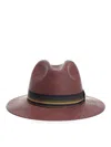 Max Mara Rodesia Straw Panama Hat In Brown