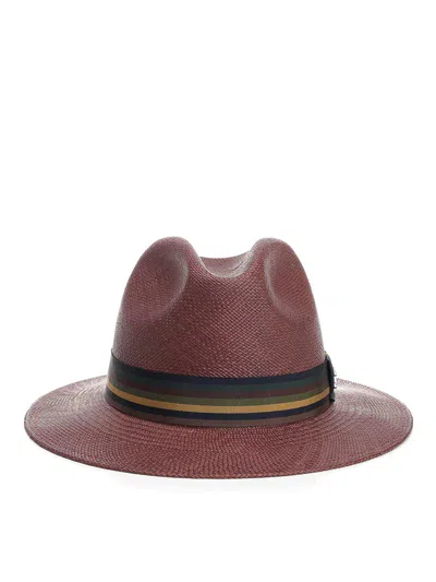 Max Mara Rodesia Panama Hat In Brown