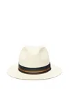 Max Mara Rodesia Panama Wide-brim Hat In Neutral