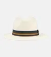 Max Mara Rodesia Straw Panama Hat In Beige