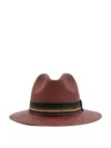 Max Mara Rodesia Straw Panama Hat In Brown