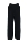 Max Mara High-waisted Casual Pants In Blue