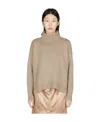 Max Mara Gianna Turtleneck Sweater In Nude