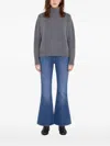 Max Mara Roll-neck Wool Sweater In Gray