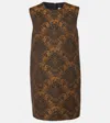 Max Mara A-line Sleeveless Dress Dresses Multicolor In Brown