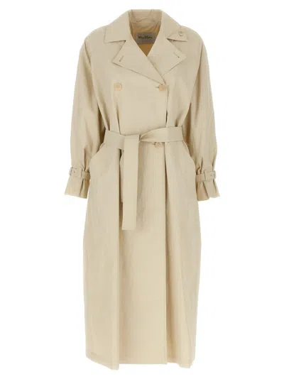 Max Mara 'ronco' Trench Coat In Multi